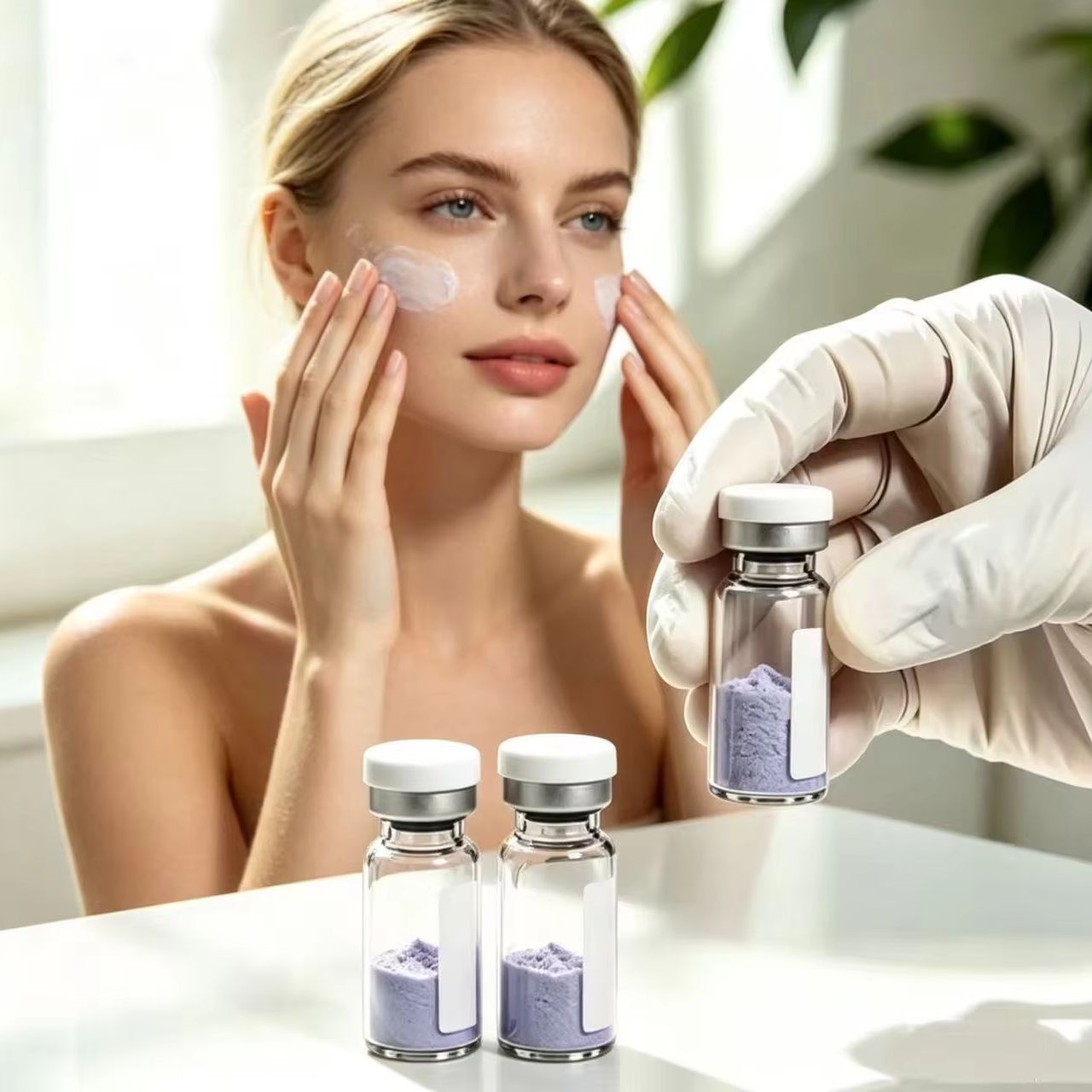 Luxury Skincare Brands - Hoogwaardige gezichtsbehandeling Cu 100mg ampul, gevriesdroogd