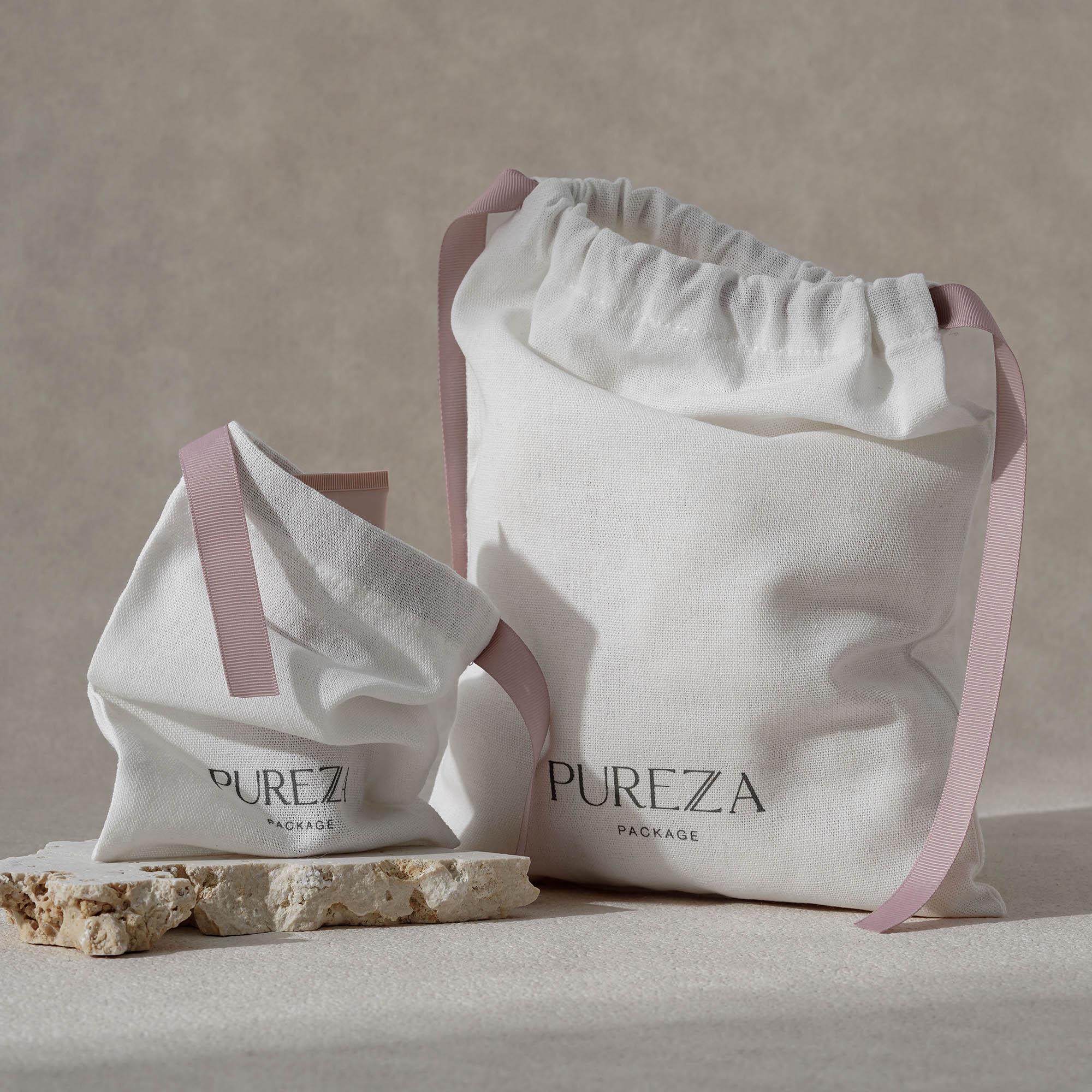 Katoenen trekkoordtas, milieuv - Luxury Skincare Packaging recensie en prijs